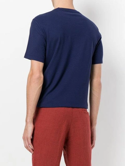 Shop Z Zegna Short-sleeve T-shirt In Blue