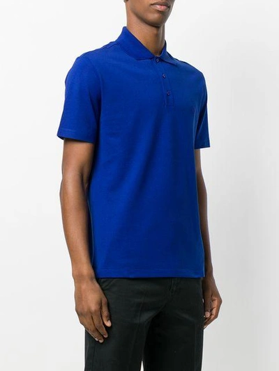 Shop Versace Polo Shirt - Blue