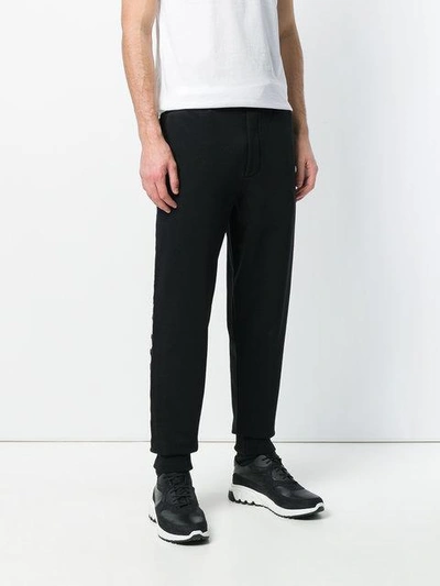 Shop Mcq By Alexander Mcqueen Embroidered Sweatpants In Black