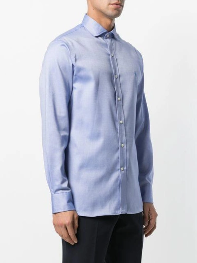 Shop Polo Ralph Lauren Classic Shirt In Blue