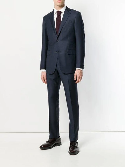 Shop Ermenegildo Zegna Classic Suit - Blue