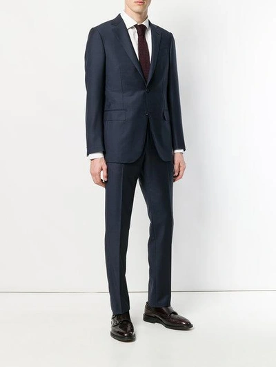 Shop Ermenegildo Zegna Classic Suit - Blue