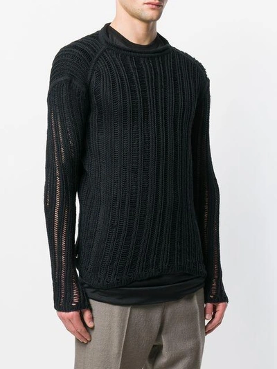 Shop Rick Owens Open Knit - Blue