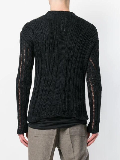 Shop Rick Owens Open Knit - Blue