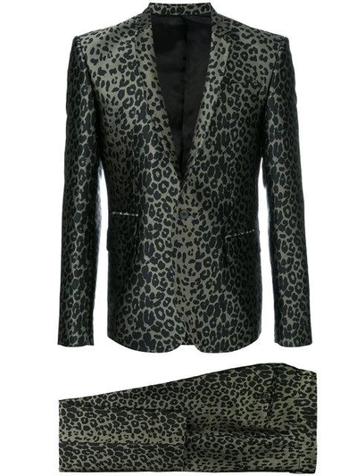 Shop Les Hommes Leopard Print Suit