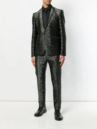 Shop Les Hommes Leopard Print Suit
