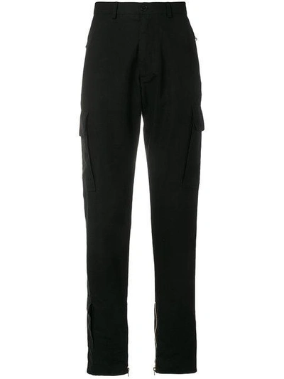 Shop Ih Nom Uh Nit Cargo Trousers In Black