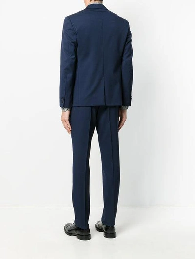 Shop Versace Executive Fit Suit - Blue