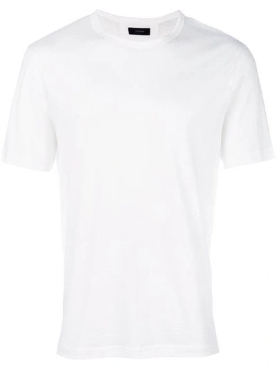 Shop Joseph Classic T-shirt In 20 White
