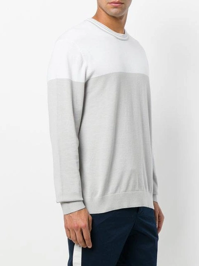 Shop Michael Kors Colour Block Sweatshirt In Grey