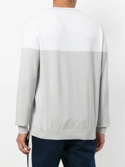 Shop Michael Kors Colour Block Sweatshirt In Grey