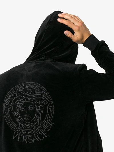 Versace cheap velour hoodie