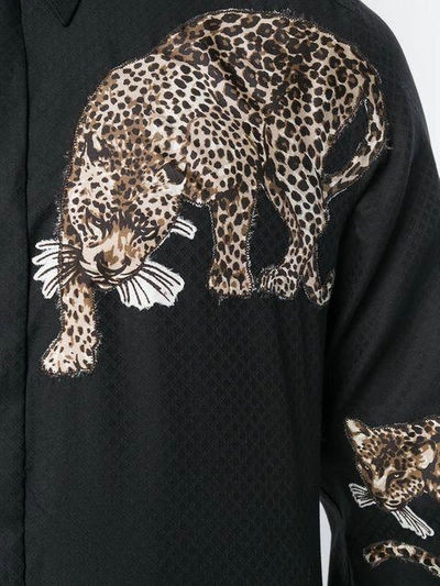 Shop Dolce & Gabbana Tiger Patch Shirt