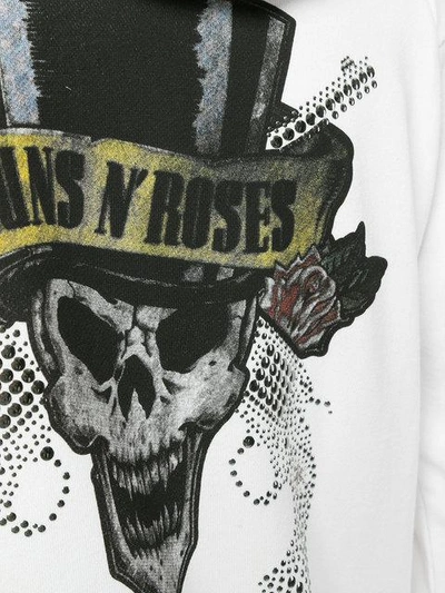 Shop Roar Guns N' Roses Hoodie - White