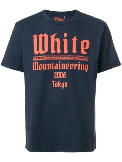 Shop White Mountaineering Logo Print T