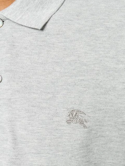 Shop Burberry Logo Crest Polo Shirt