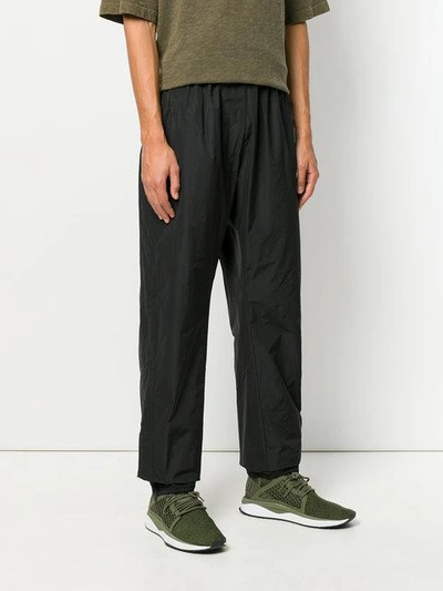 Shop Yeezy Season 5 Crest Sweatpants In Black