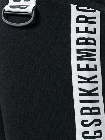 Shop Dirk Bikkembergs Logo Drawstring Trousers