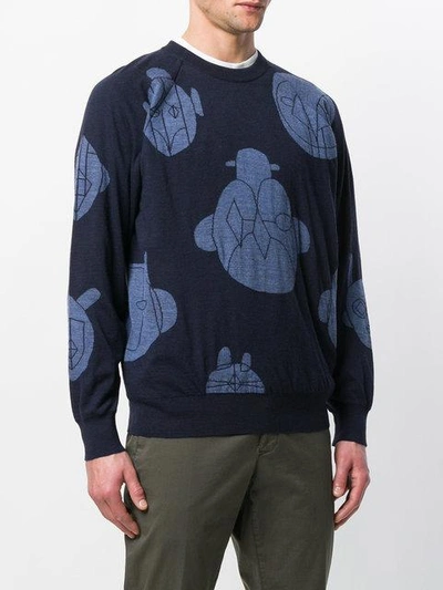 Jacquard Masks sweater