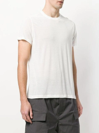 Shop Rick Owens Level T-shirt In White