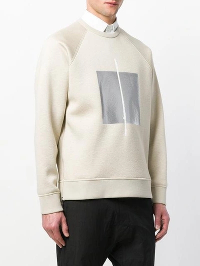 Shop Neil Barrett Minimalist Cube Sweatshirt
