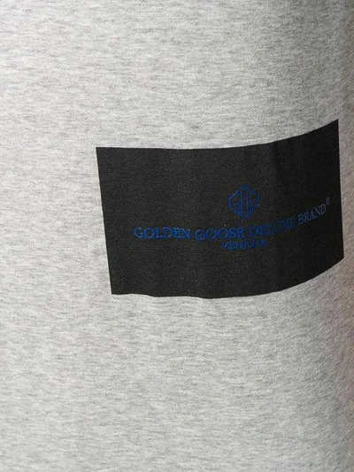 Shop Golden Goose Golden Logo T In Grey