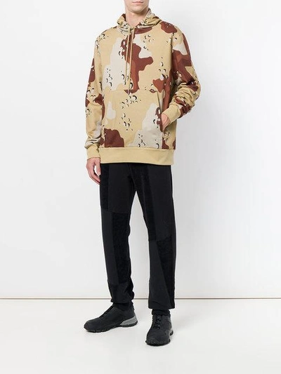 Shop Christopher Raeburn Jersey Choc Chip Print Sweater In Brown