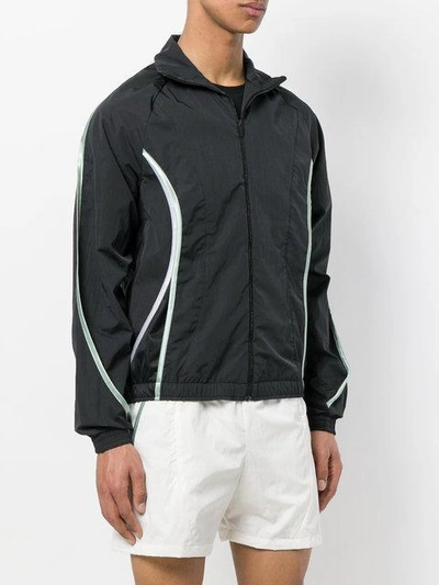 Shop Cottweiler Sports Zipped Jacket In Black