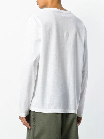 Shop E. Tautz Long-sleeved Top In White