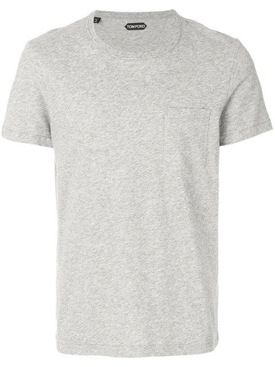 Tom Ford Grey Cotton T-shirt | ModeSens