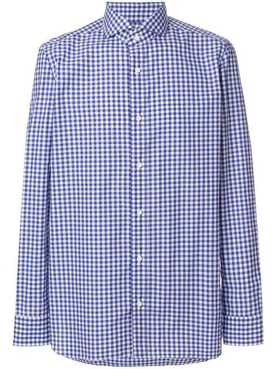 Shop Borrelli Checked Shirt