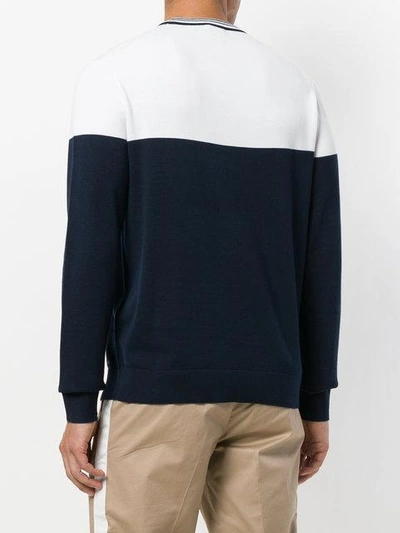 colour block sweatshirt