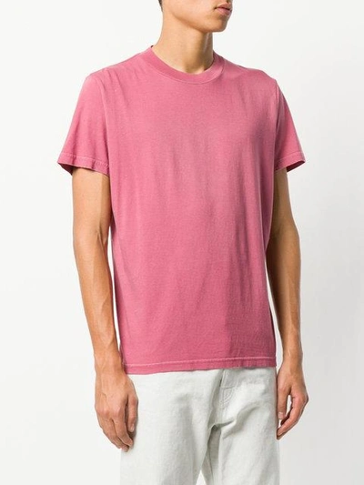 Shop Diesel T-joey-t T-shirt - Pink In Pink & Purple
