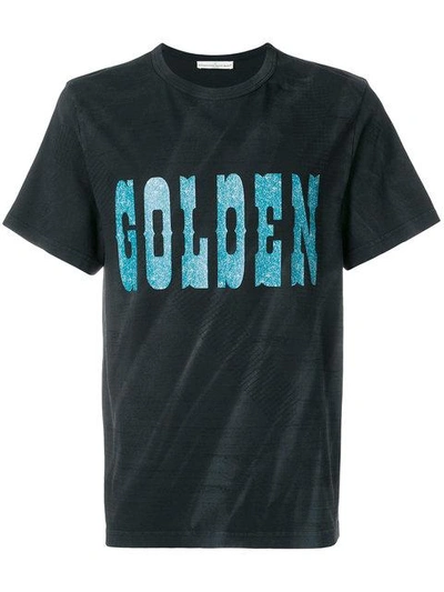 Shop Golden Goose Golden T-shirt In Black