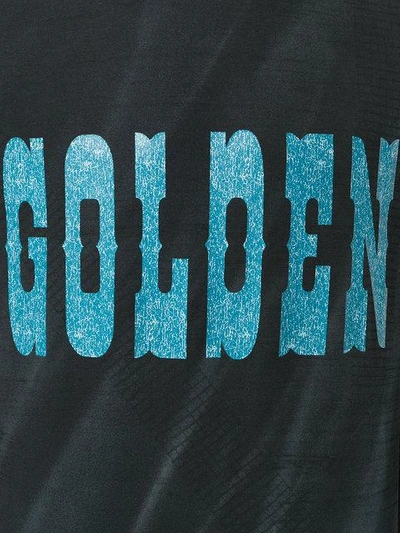 Shop Golden Goose Golden T-shirt In Black
