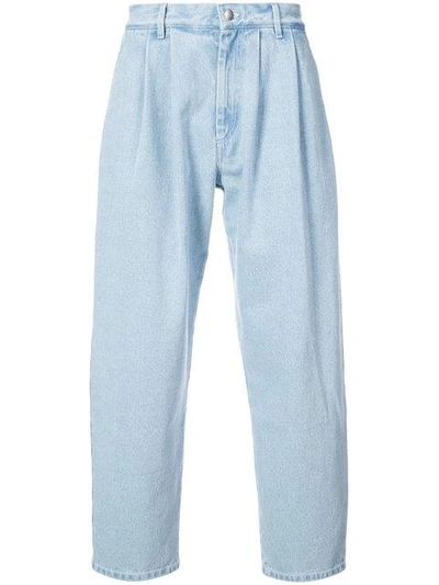 Shop Gosha Rubchinskiy Classic Denim Trousers - Blue