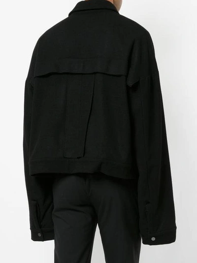 Shop Berthold Oversized Lightweight Jacket - Black