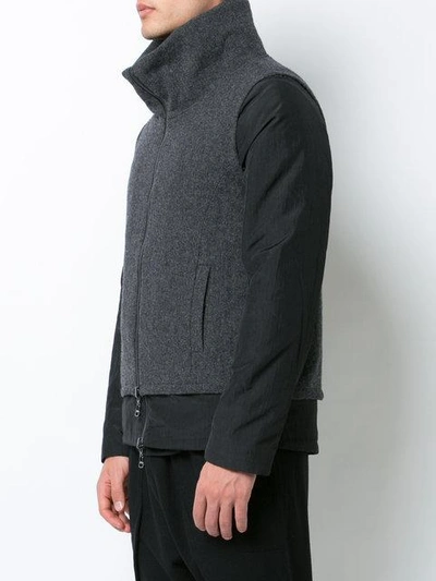 Shop Private Stock Double Layer Jacket In Black