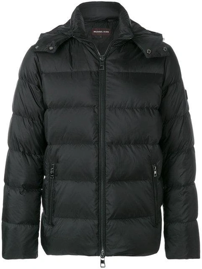 Shop Michael Kors Collection Padded Jacket - Black