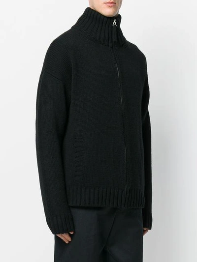 Shop Laneus Lust For Life Cashmere Cardigan In Black