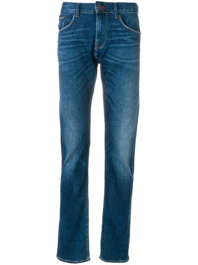 Shop Tommy Hilfiger Casual Slim In Blue