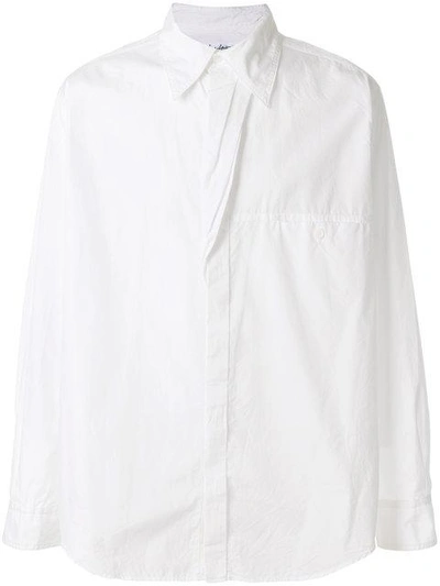 Shop Yohji Yamamoto Chest Pocket Shirt - White