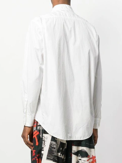 Shop Yohji Yamamoto Chest Pocket Shirt - White