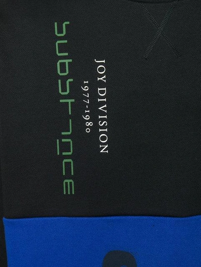 Shop Raf Simons Joy Division Sweatshirt In Black