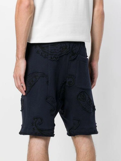 Shop Wooyoungmi Embroidered Applique Shorts