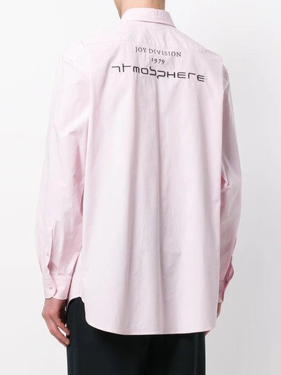 Shop Raf Simons Classic Plain Shirt In Pink
