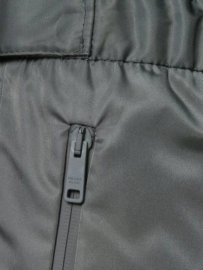 PRADA 直筒运动长裤 - 灰色