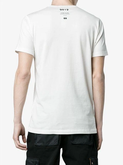 Shop Stone Island Shadow Project 'shadow' T-shirt - Weiss In White