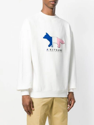 Shop Maison Kitsuné X Ader Error Print Sweatshirt