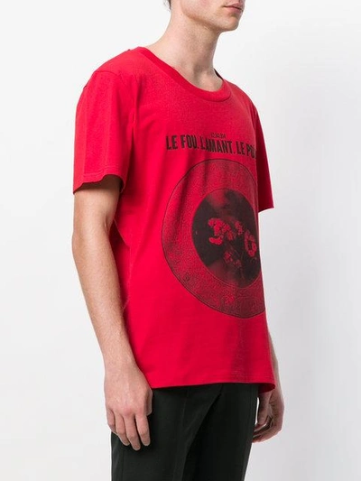 Shop Icosae Printed T-shirt - Red
